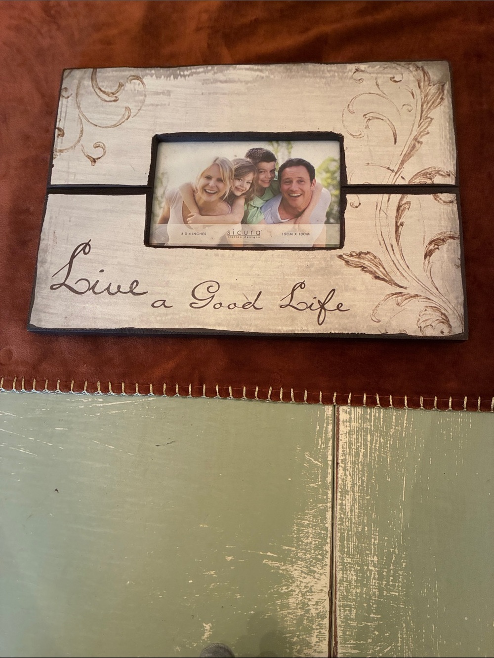 Beige 'Live a Good Life' Decorative Picture Frame